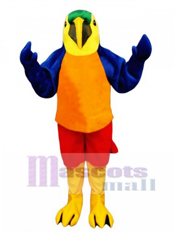 Cute Tropical Parrot Mascot Costume