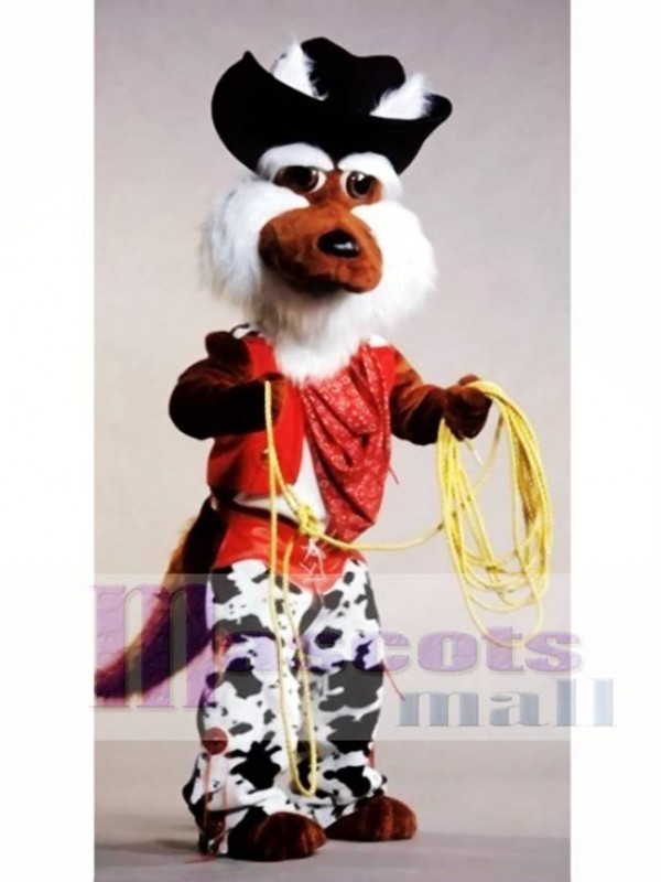 Cute Coyote Wolf Mascot Costume