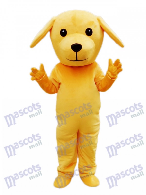 Yellow Dog Mascot Costume