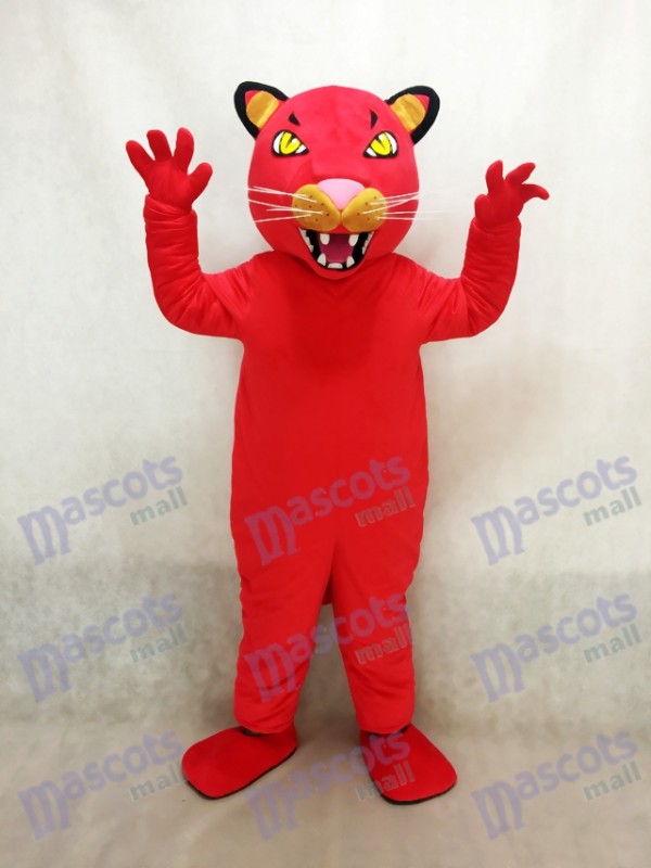 Fierce Red Puma/Cougar Mascot Costume Animal