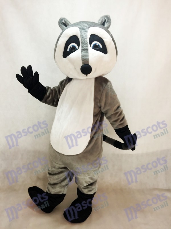 Grey Raccoon Mascot Costume Anima