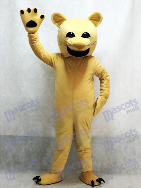 Tan Cougar Mascot Costume