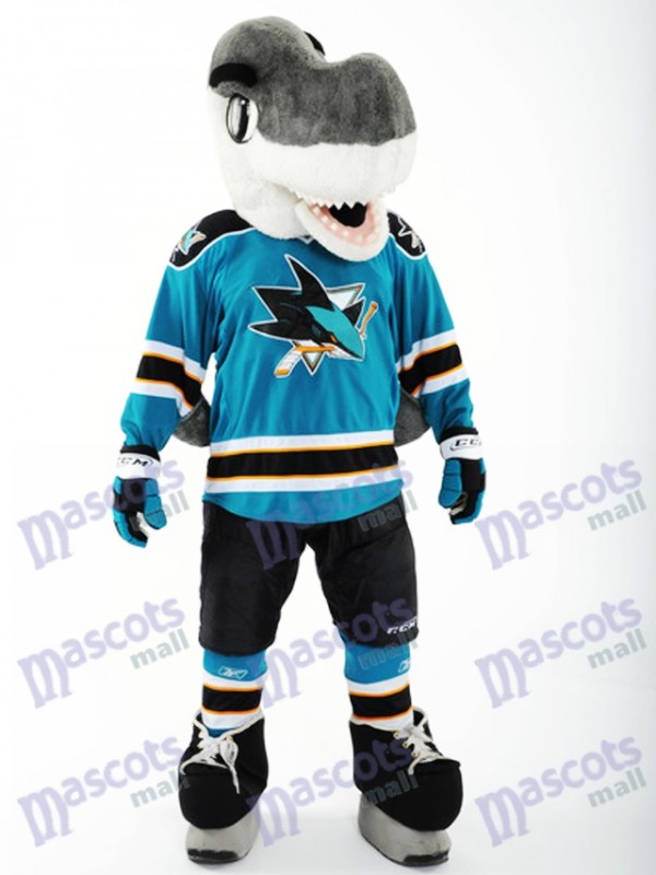 S.J. Sharkie of the San Jose Sharks Mascot Costume Shark 