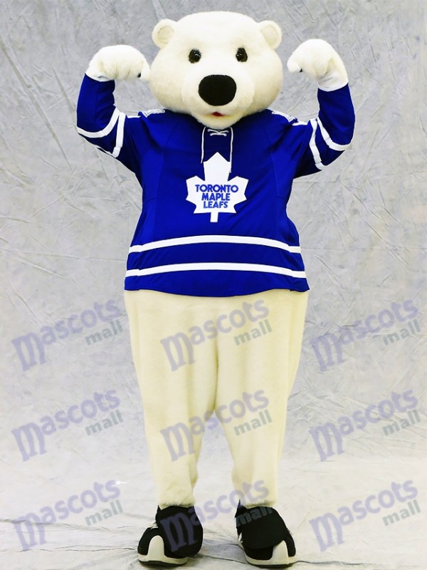 Carlton the Bear of Toronto Maple Leafs Polar Bear Mascot Costume Animal 