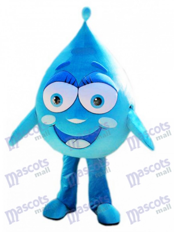 Water Drop Blue RainDrop Mascot Costume
