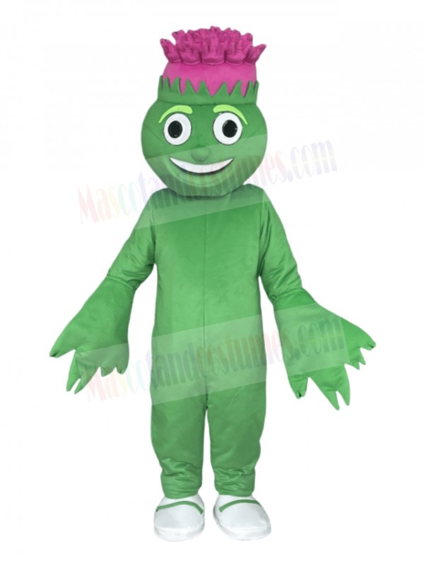 Thistle Plant mascot costume