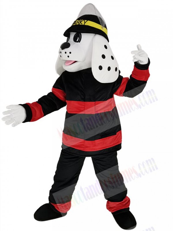Sparky the Fire Dog mascot costume
