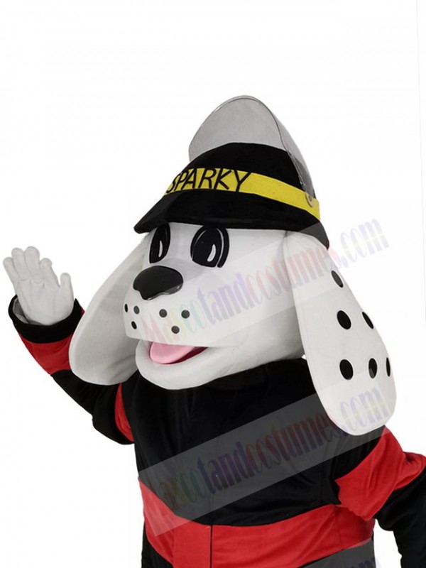 Sparky the Fire Dog mascot costume