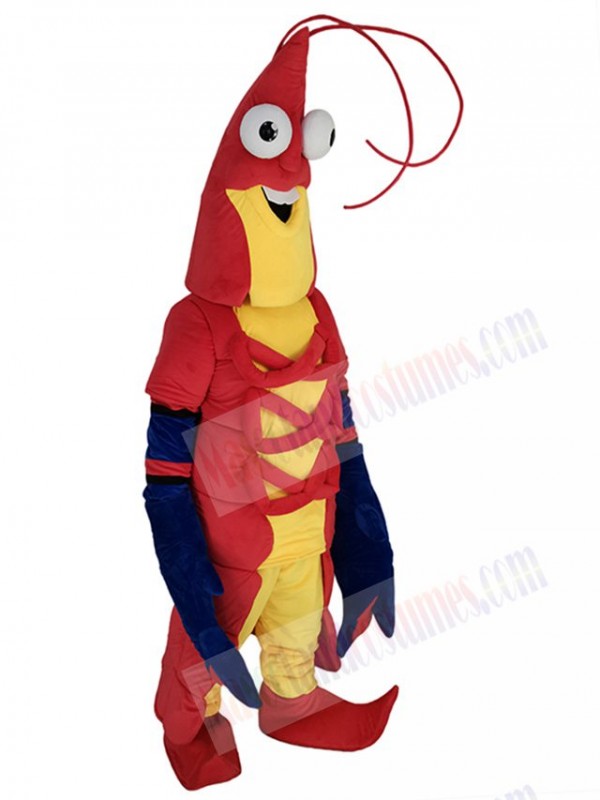 Shrimp Prawn mascot costume