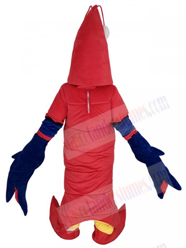 Shrimp Prawn mascot costume