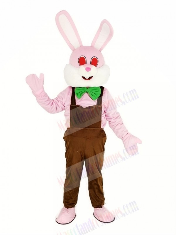Easter Pink Robbie Rabbit Mascot Costume