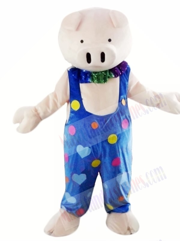Cute Grey Pig Mascot Costumes Animal
