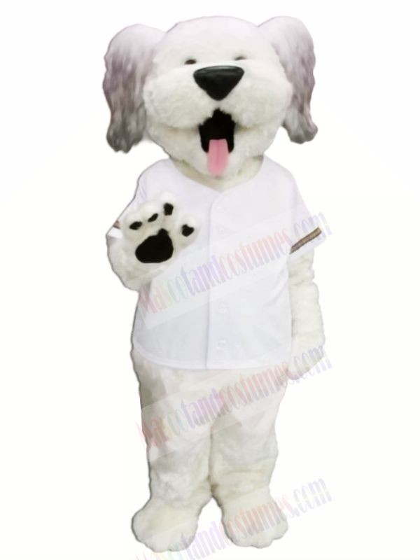 Hank Dog with White T-shirt Mascot Costumes