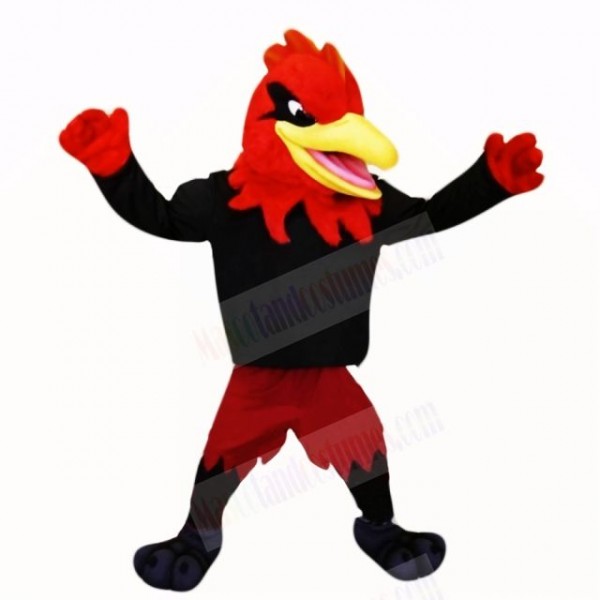Sport Roadrunner with Black Shirt Mascot Costumes Adult