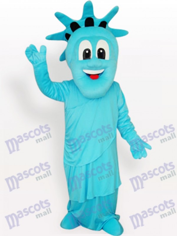 Blue Statue of Liberty Adult Mascot Costume