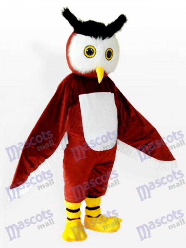 Brown Owl Animal Adult Mascot Costume