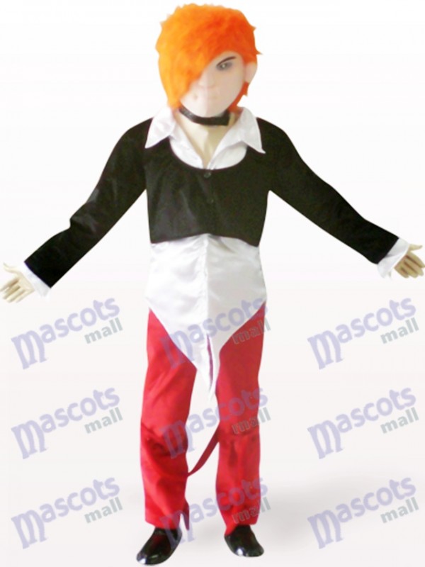 Handsome Boy Cartoon Adult Mascot Costume