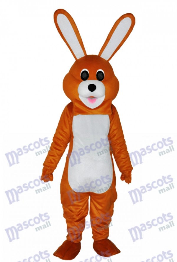 Easter Lovely Brown Rabbit Adult Mascot Costume