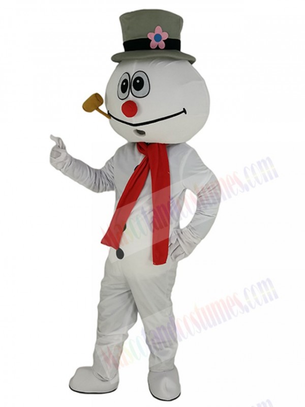 Snowman mascot costume