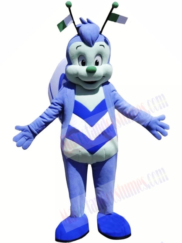 College Blue Bee Mascot Costumes