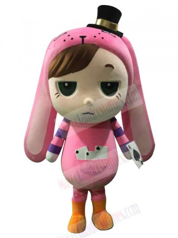 Girl mascot costume