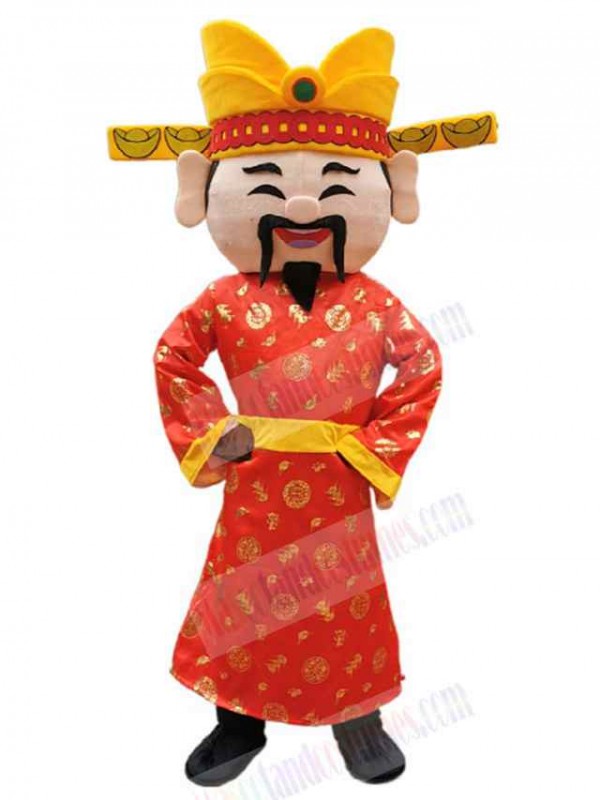 God of Wealth mascot costume