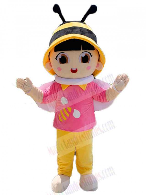 Girl mascot costume