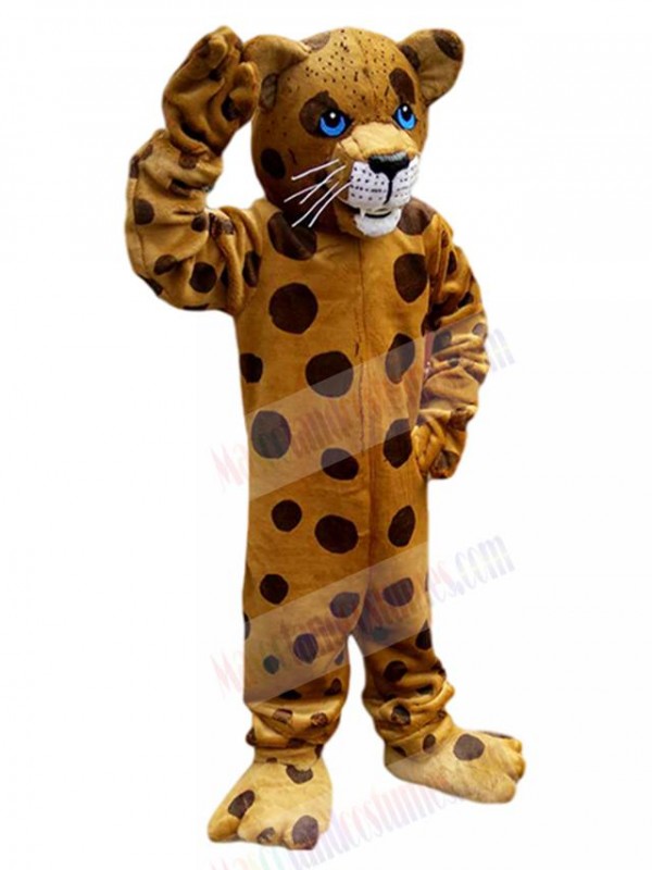 Leopard mascot costume