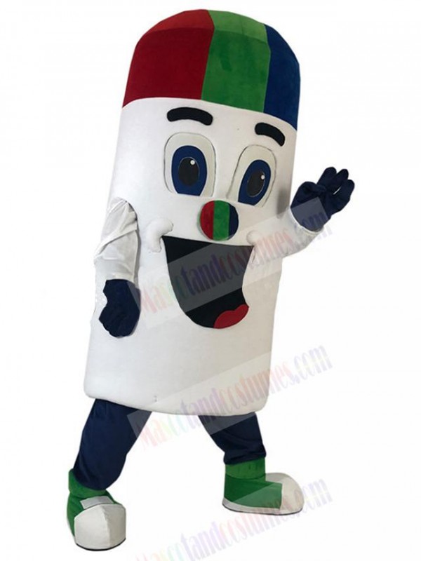 Pill mascot costume