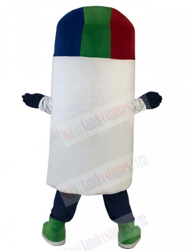 Pill mascot costume