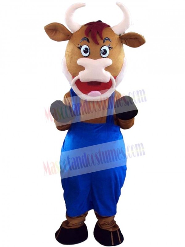 Cow mascot costume