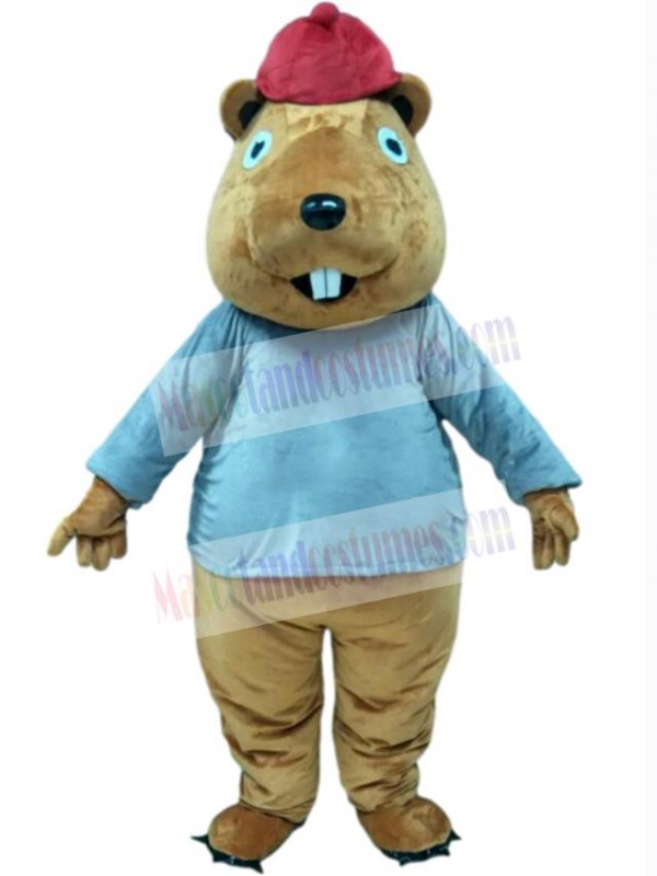 Beaver mascot costume
