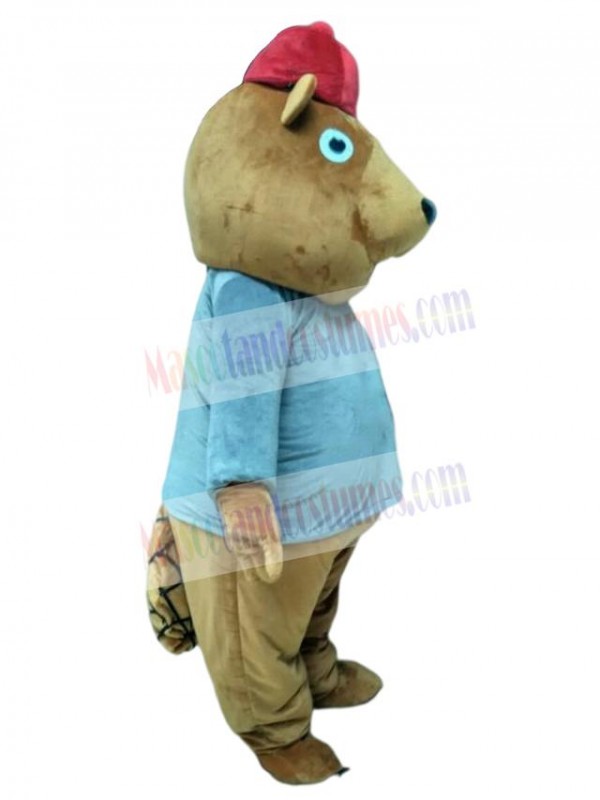 Beaver mascot costume