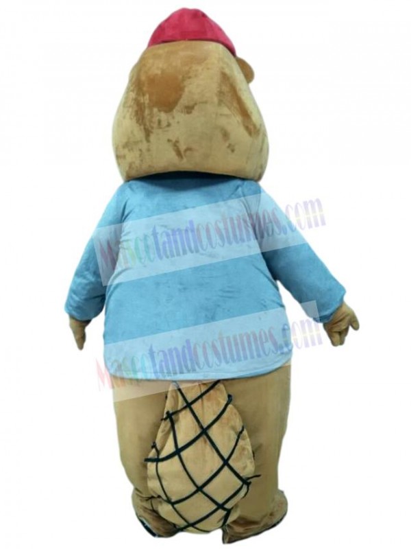 Beaver mascot costume