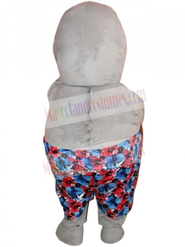 Shark mascot costume