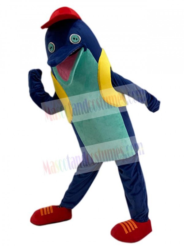 Dolphin mascot costume