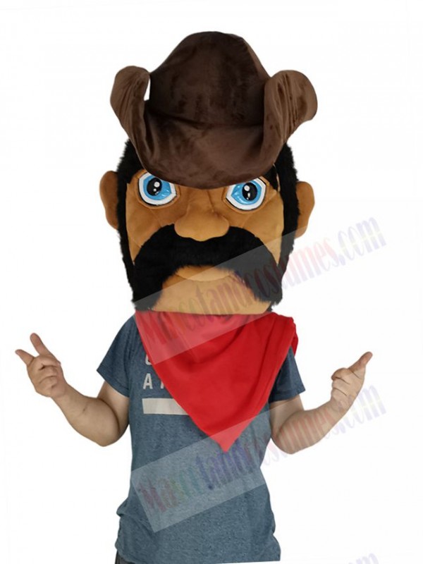Cowboy mascot costume