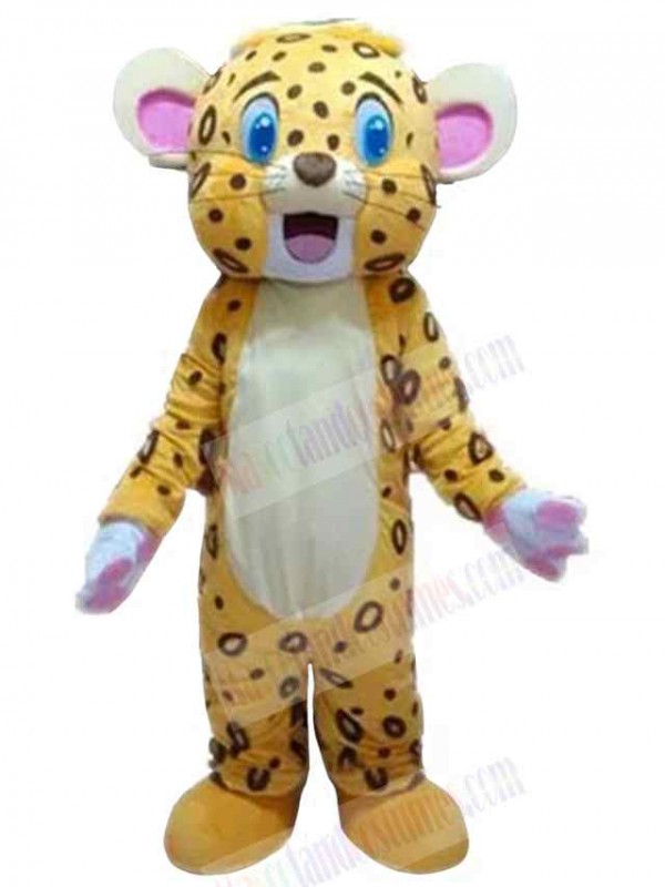 Leopard mascot costume