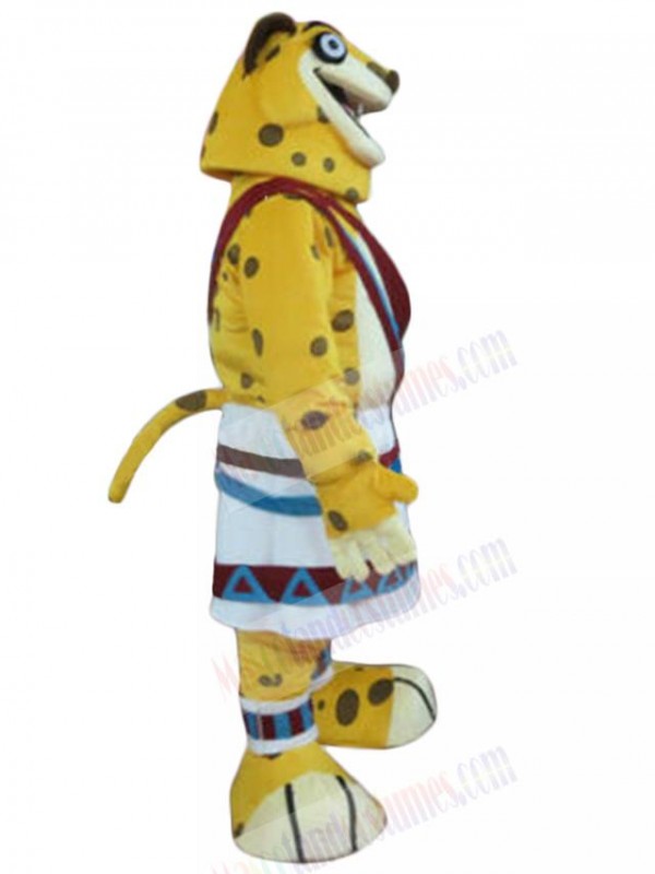 Leopard mascot costume