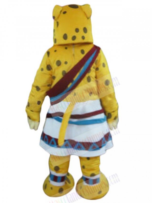 Leopard mascot costume