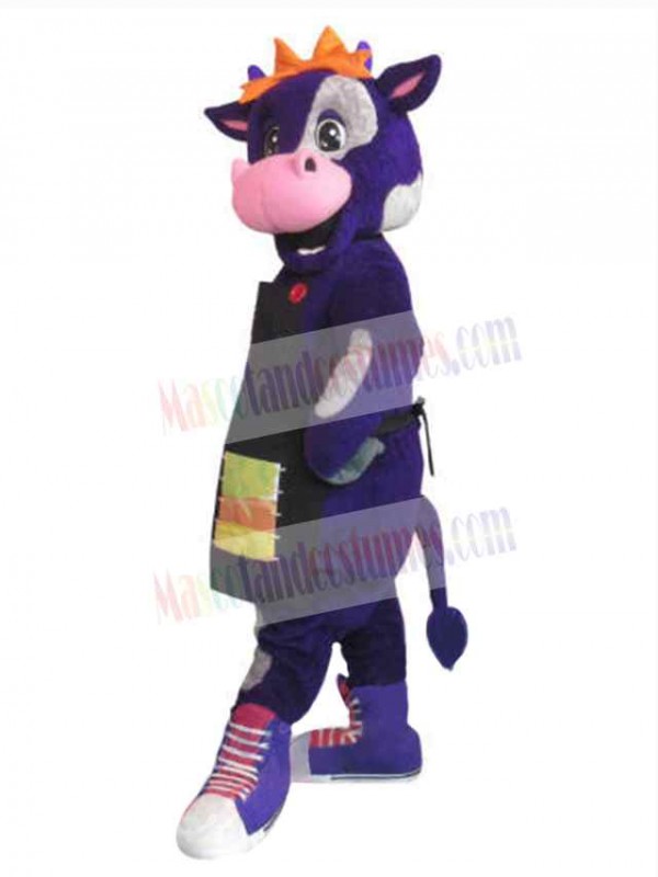 Cow mascot costume