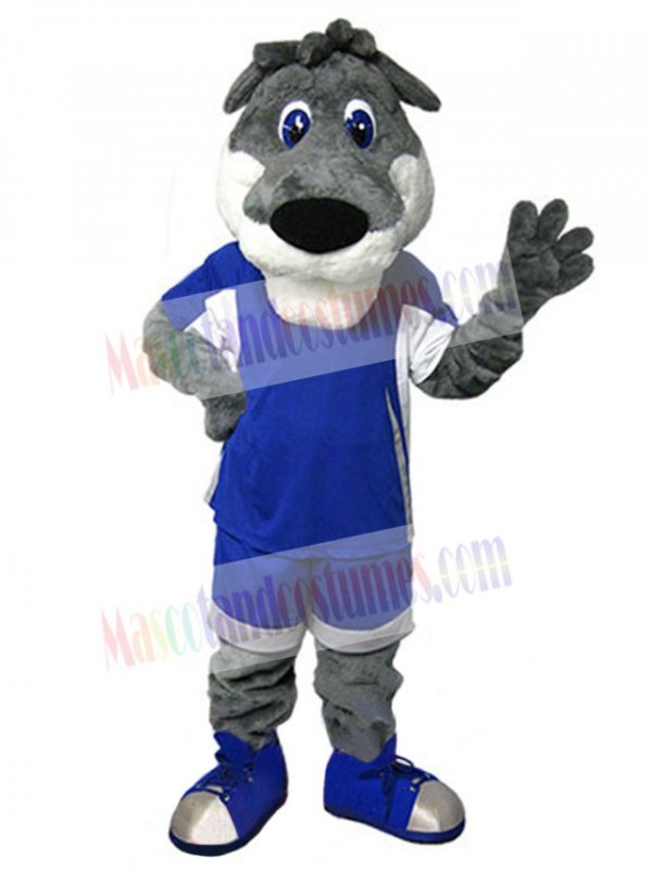 Wolf mascot costume