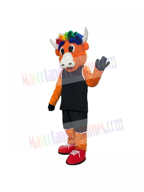 Bull mascot costume