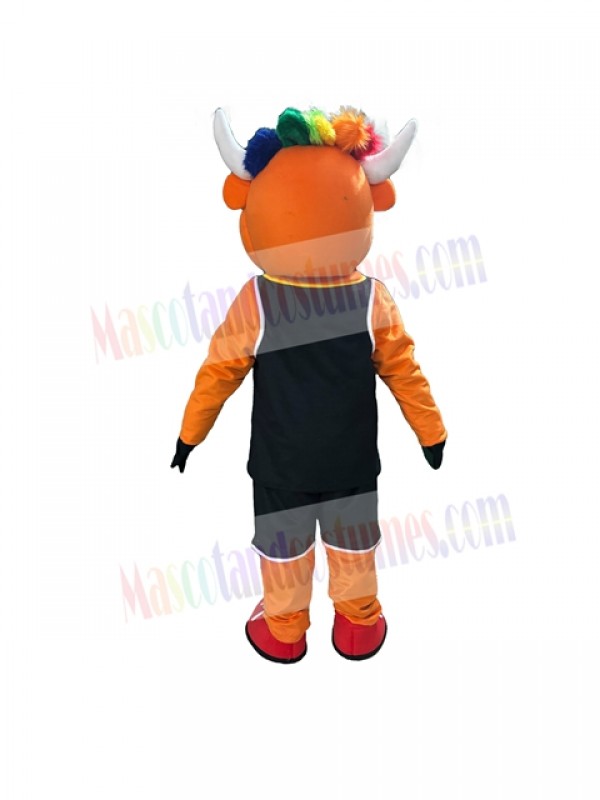 Bull mascot costume