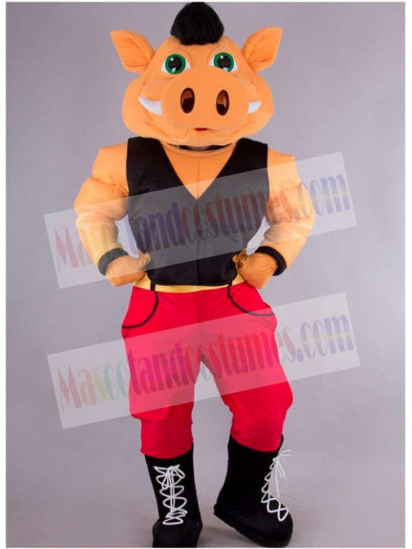 Pig mascot costume