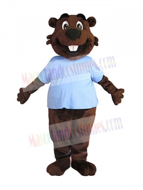 Beaver mascot costume