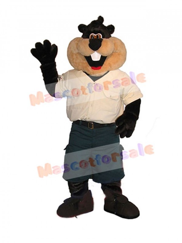 Beaver mascot costume