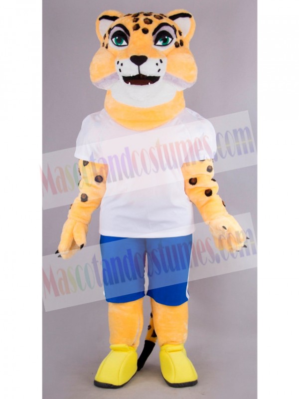 Cheetah mascot costume