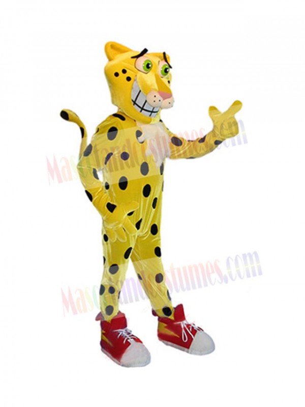 Leopard mascot costume