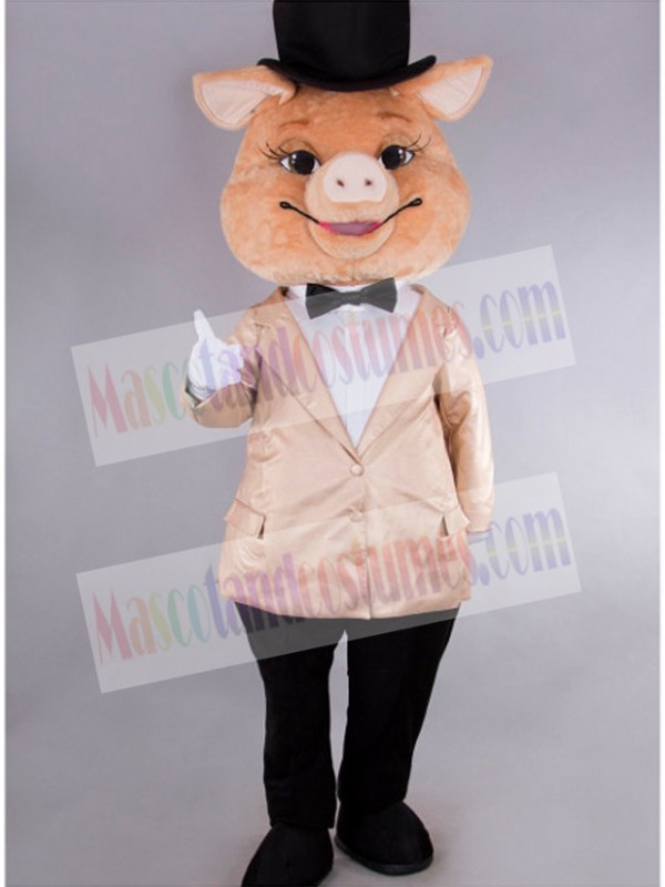 Pig mascot costume
